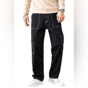 Men's Black Cargo Pants